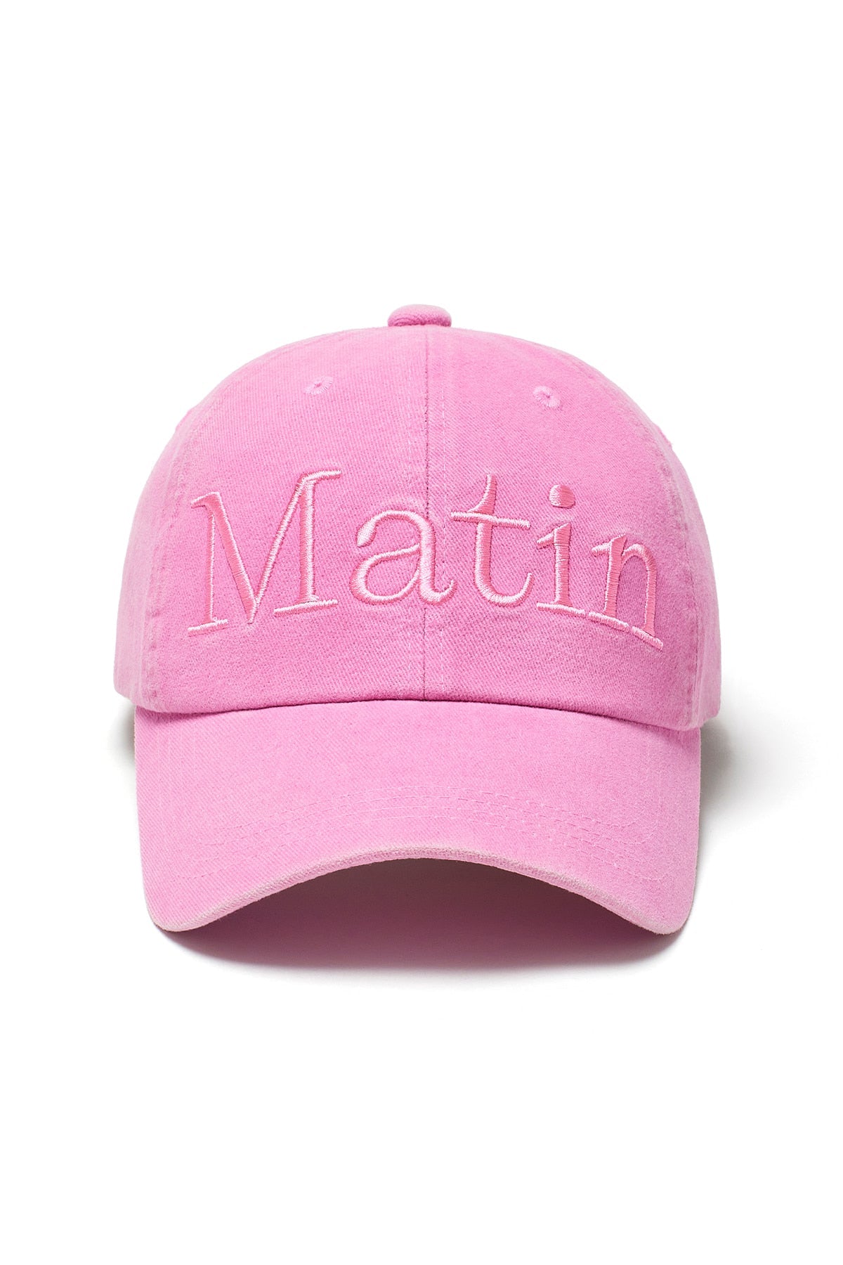 Matin Kim MATIN LOGO WASHED BALL CAP