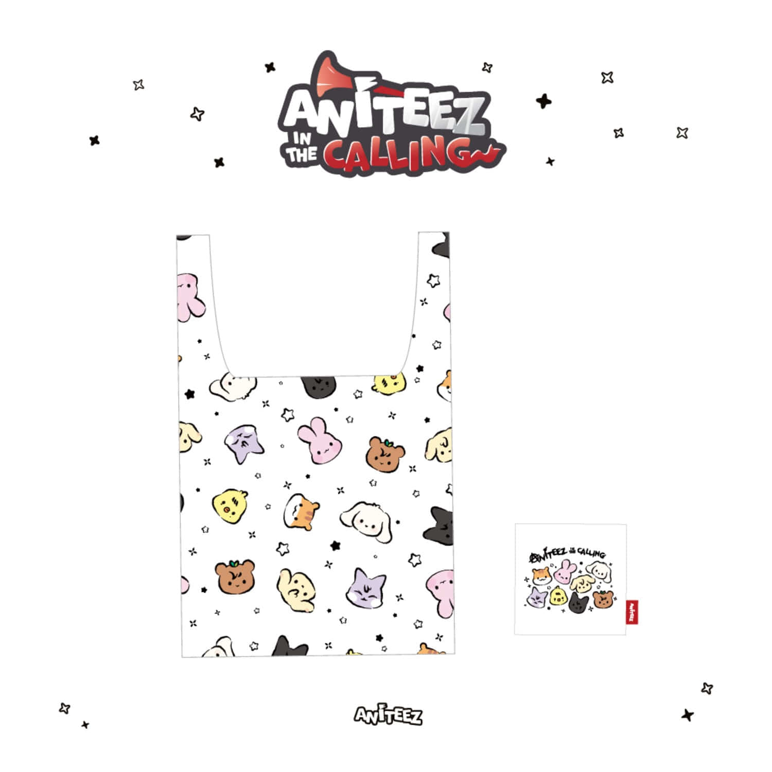 [PRE-ORDER] ATEEZ - [ANITEEZ IN THE CALLING] POCKET SHOPPER BAG ATEEZ  DKshop
