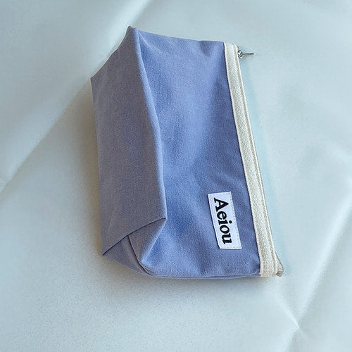 Aeiou Basic Pouch (L size) Blueberry Aeiou  DKshop