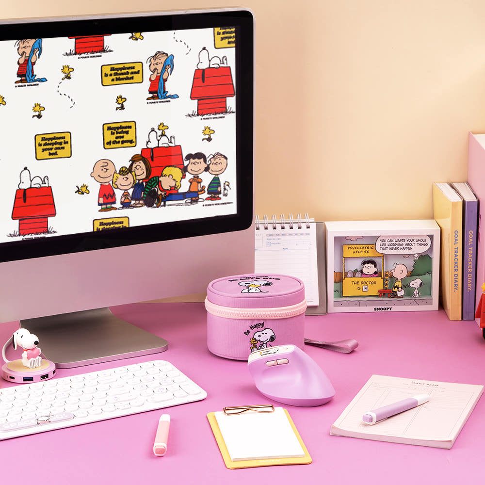 ROYCHE Peanuts Snoopy Wireless Noise-Free Vertical Mouse ROYCHE  DKshop