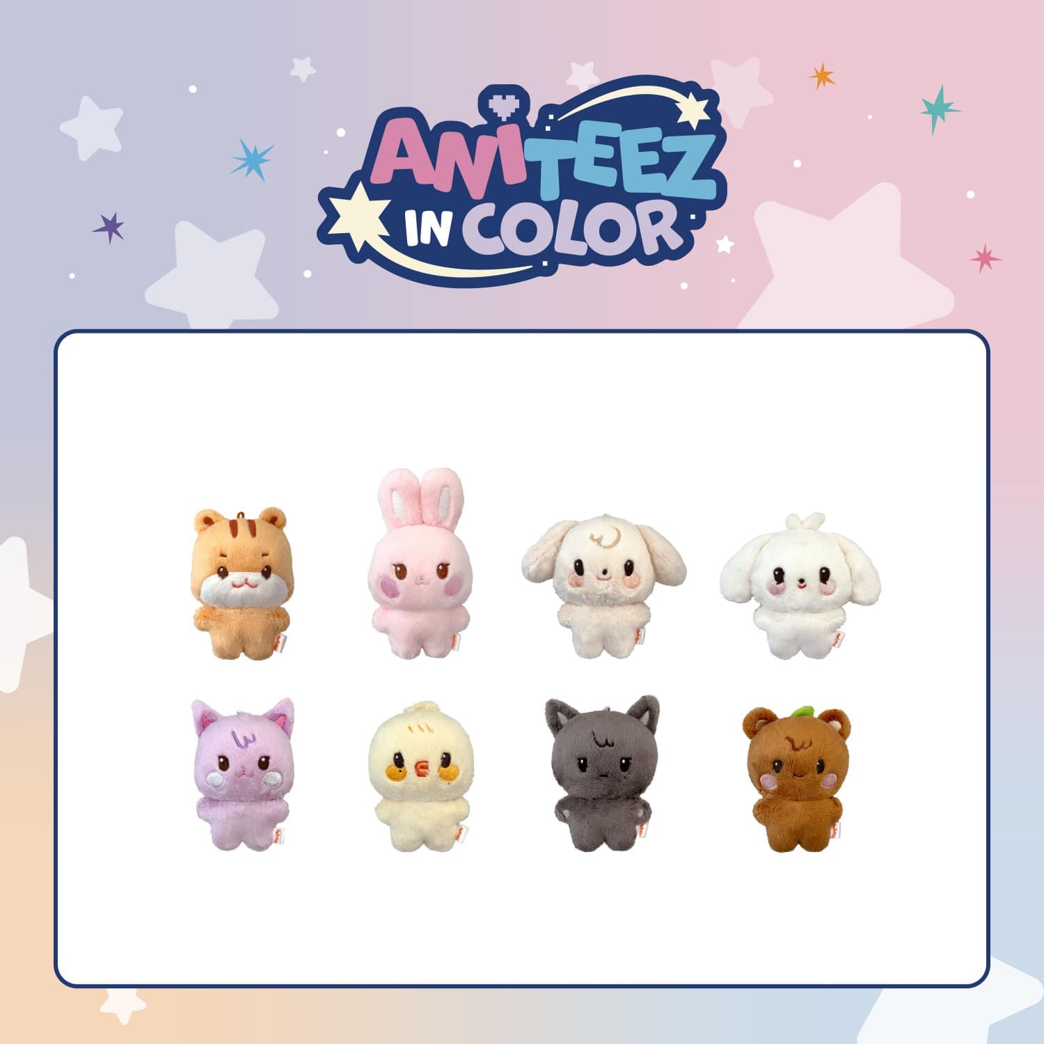 [PRE-ORDER] ATEEZ - [ANITEEZ IN COLOR] TINY ANITEEZ PLUSH DOLL ATEEZ  DKshop