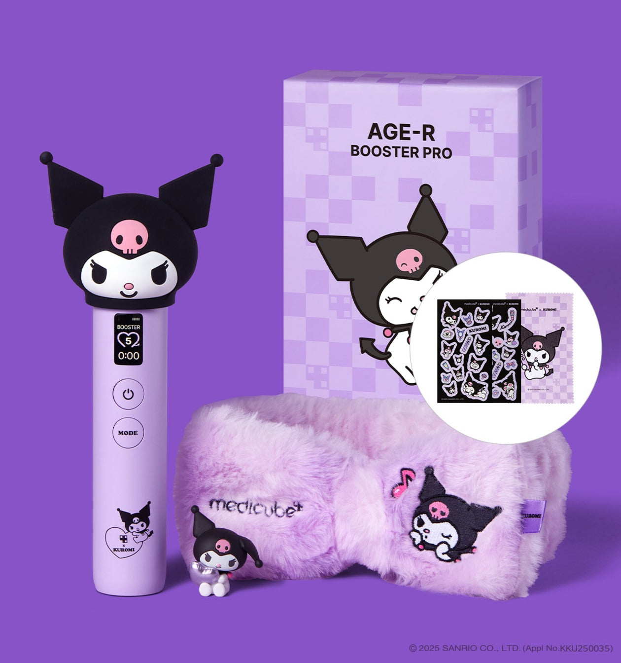 [MEDICUBE] Age R Booster Pro Kuromi Edition (New Helps To Bring Back Skin Radiance Cosmetic Device)