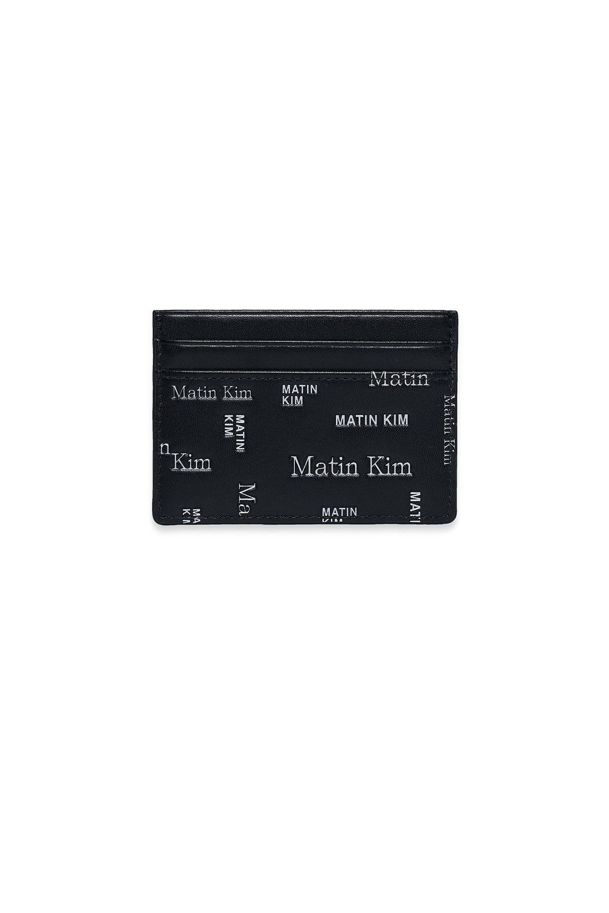 Matin Kim MATIN ALL-OVER LOGO CARD WALLET Matin Kim  DKshop
