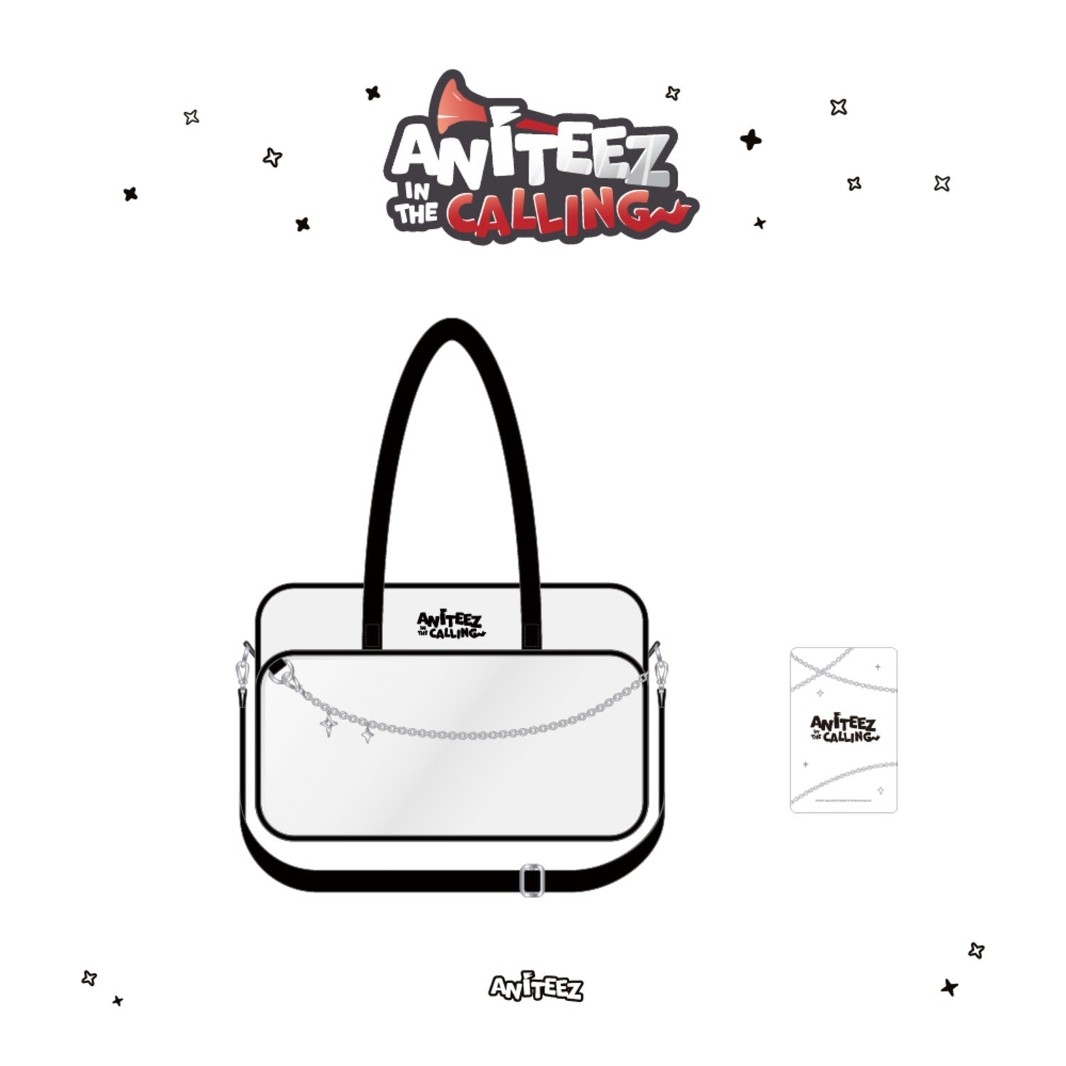 [PRE-ORDER] ATEEZ - [ANITEEZ IN THE CALLING] PVC POCKET SHOULDER BAG ATEEZ  DKshop