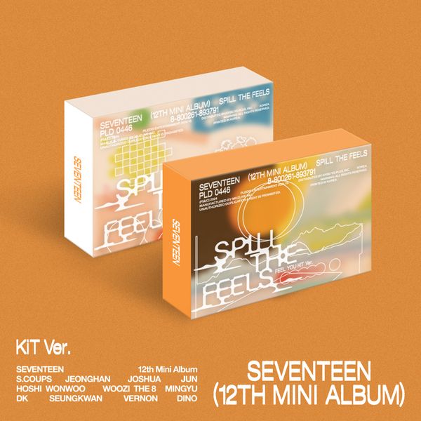 [PRE-ORDER] SEVENTEEN - 12th Mini Album SPILL THE FEELS (KiT Ver.) (Random Ver.) | DKshop