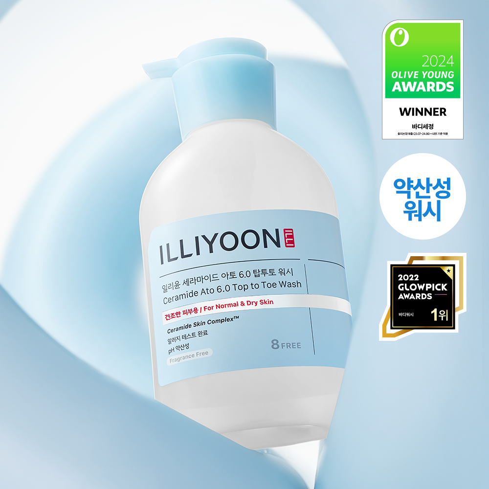 ILLIYOON CERAMIDE ATO 6.0 TOP TO TOE WASH 500ml (+Refil) ILLIYOON  DKshop