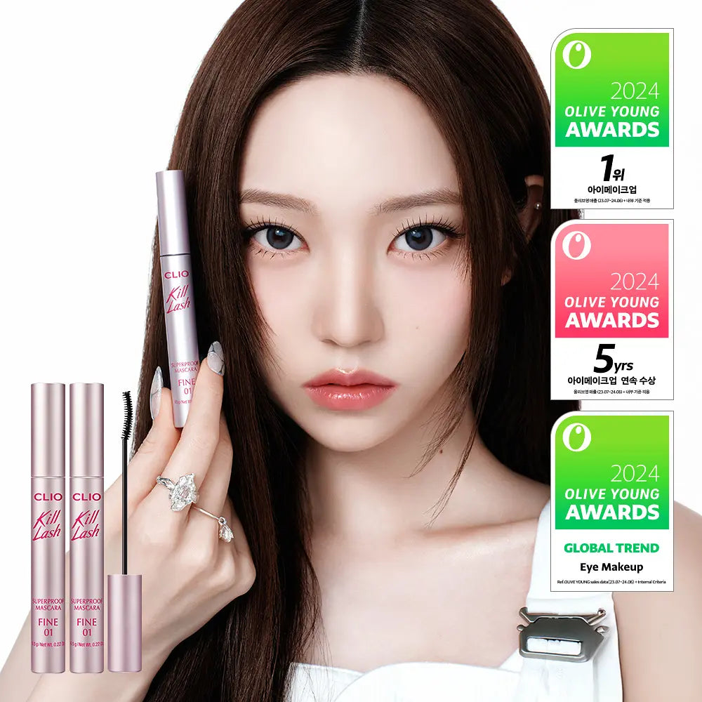 CLIO Kill Lash Superproof Mascara (1+1) CLIO  DKshop