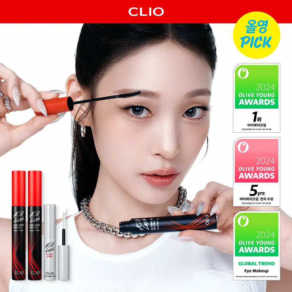CLIO Kill Lash Superproof Mascara (1+1) CLIO  DKshop
