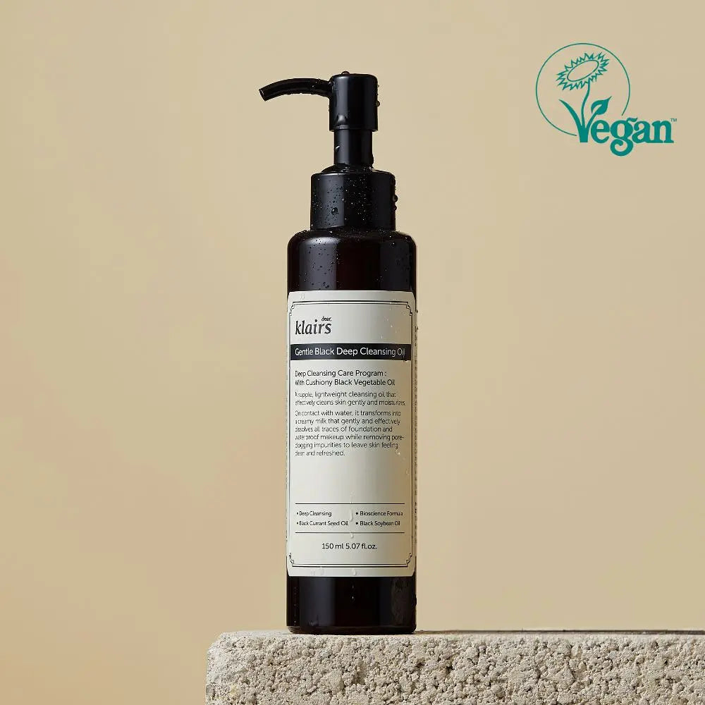 dear, klairs Gentle Black Deep Cleansing Oil 150ml dear, klairs  DKshop