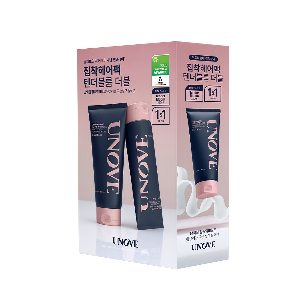 UNOVE Deep Damage Repair Hair Mask 320mL Duo Special Set UNOVE  DKshop