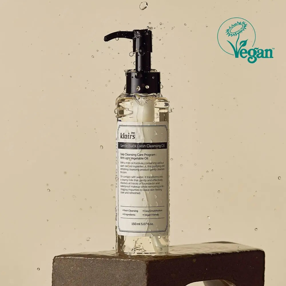 dear, klairs Gentle Black Fresh Cleansing Oil 150ml dear, klairs  DKshop