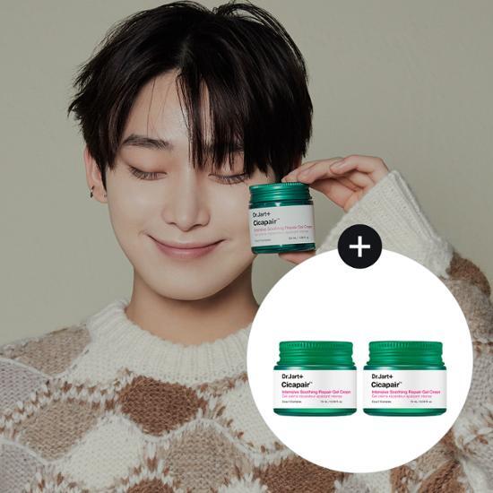 [ENHYPEN SUNWOO Pick] Dr.Jart+ Cicapair Intensive Soothing Repair Gel Cream (50ml+15ml*2ea)