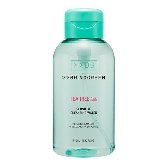 [Baekhyun Pick] BRINGGREEN Tea Tree Cica Sensitive Cleansing Water 500mL | DKshop