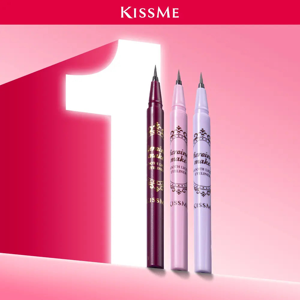 KISSME HEROINE MAKE SMOOTH LIQUID EYE LINER N (3 Colors) KISSME  DKshop