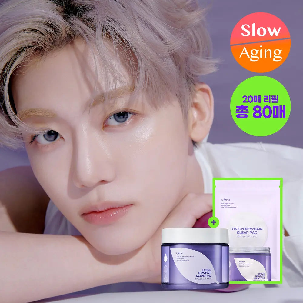 [NCT JAEMIN PICK] ISNTREE Onion Newpair Clear Pad 60 + 20 Pads ISNTREE  DKshop