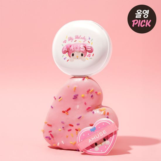 [MY MELODY SPECIAL SET] AMUSE CERAMIC SKIN PERFECTOR CUSHION (+Refill) AMUSE  DKshop