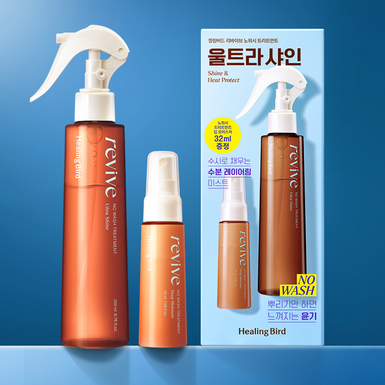 Healing Bird revive NO WASH TREATMENT Ultra Shine 200ml (+Deep Moisture 32ml) Healing Bird DKshop