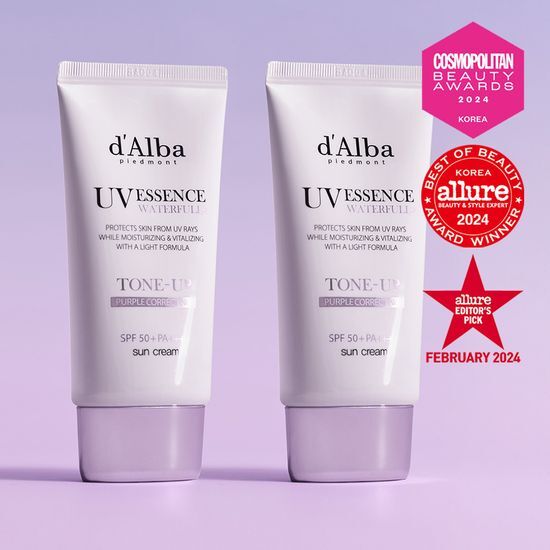 d'Alba UV ESSENCE PURPLE CORRECTING SUNCREAM 50ml 1+1 d'Alba  DKshop
