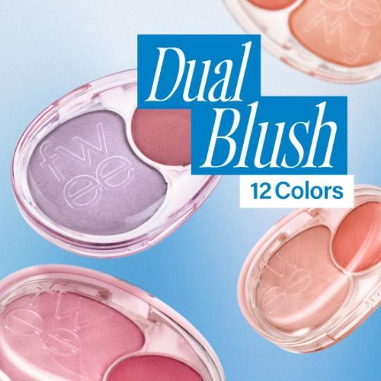 fwee Mellow Dual Blusher (12 Colors)