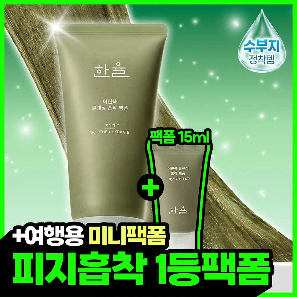Hanyul Artemisia Cleansing Foam 120ml (+15ML) Hanyul  DKshop