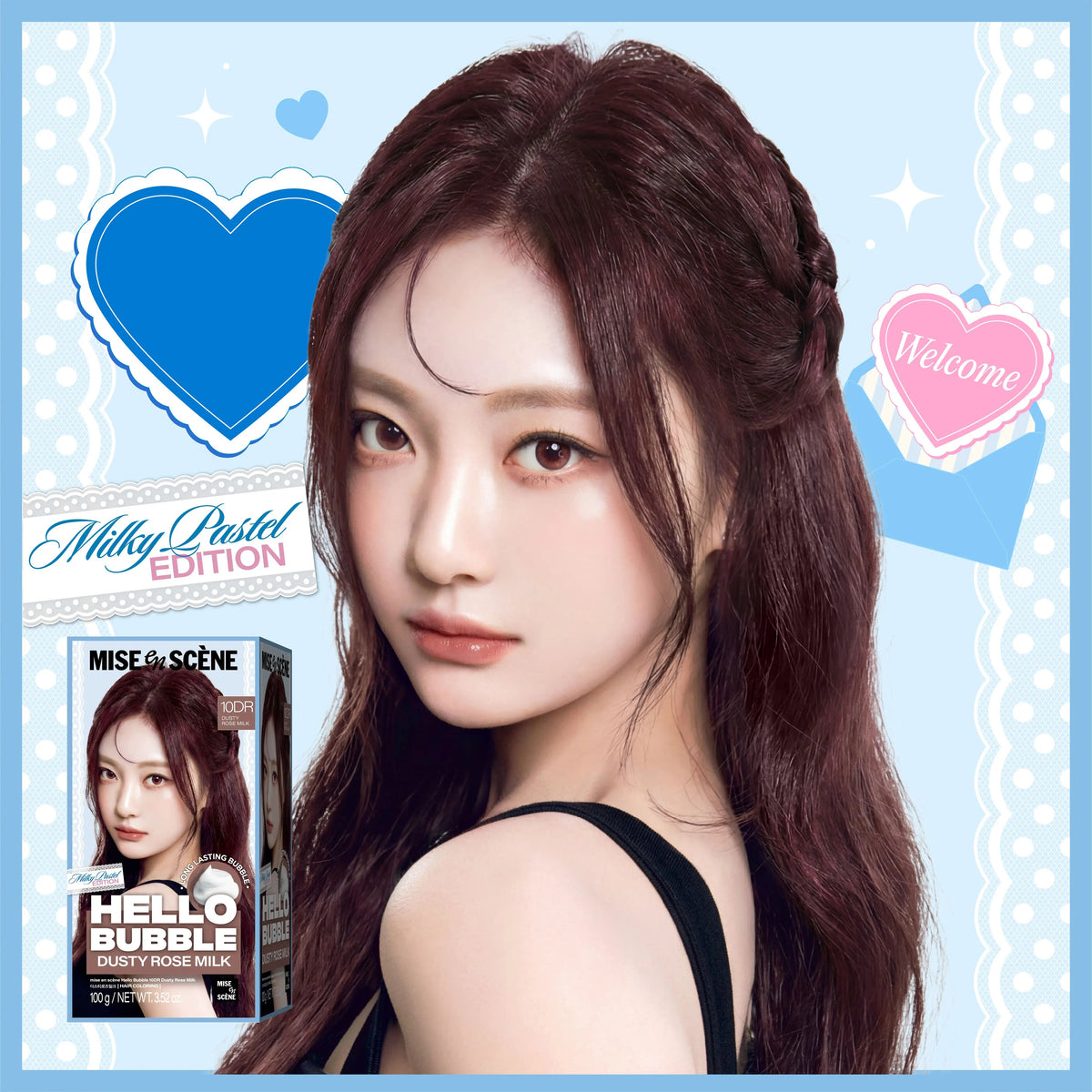 [aespa Pick] Mise-En-Scene New Hello Bubble Foam Color Hair Dye (22 Colors) Mise-En-Scene  DKshop