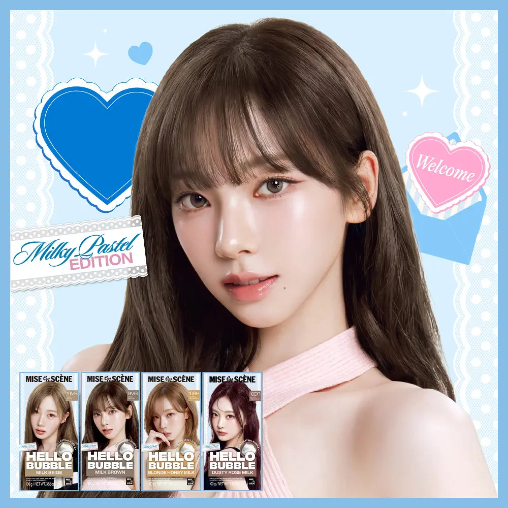 [aespa Pick] Mise-En-Scene New Hello Bubble Foam Color Hair Dye (22 Colors) Mise-En-Scene  DKshop