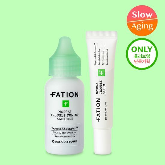 FATION NOSCA9 TROUBLE TONING AMPOULE 30ml (+SERUM 15ml) FATION  DKshop