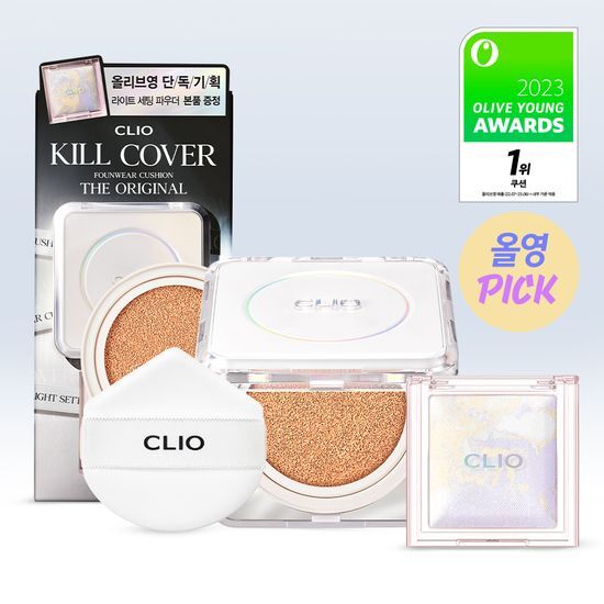 CLIO KILL COVER FOUNWEAR CUSHION THE ORIGINAL (+Refil +Light Setting Powder) | DKshop