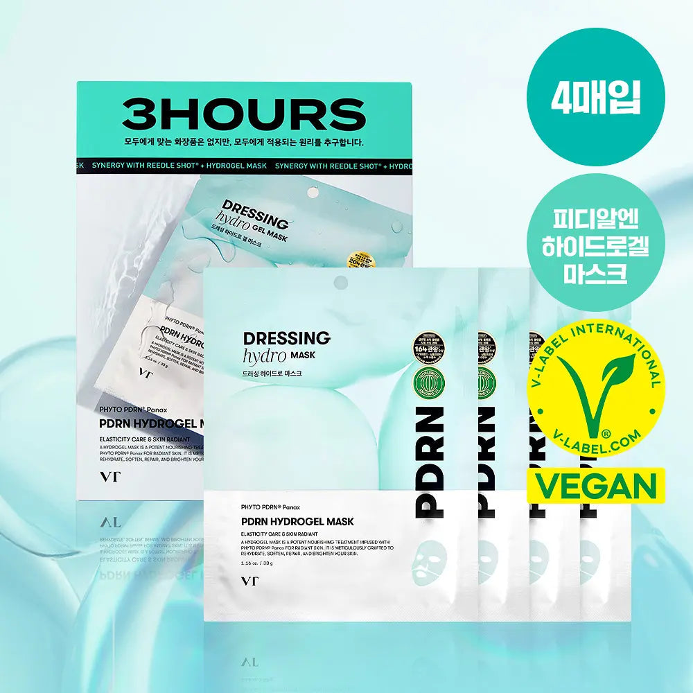 [VT X Pokemon] PDRN Hydrogel Mask 4ea + Sticker VT  DKshop