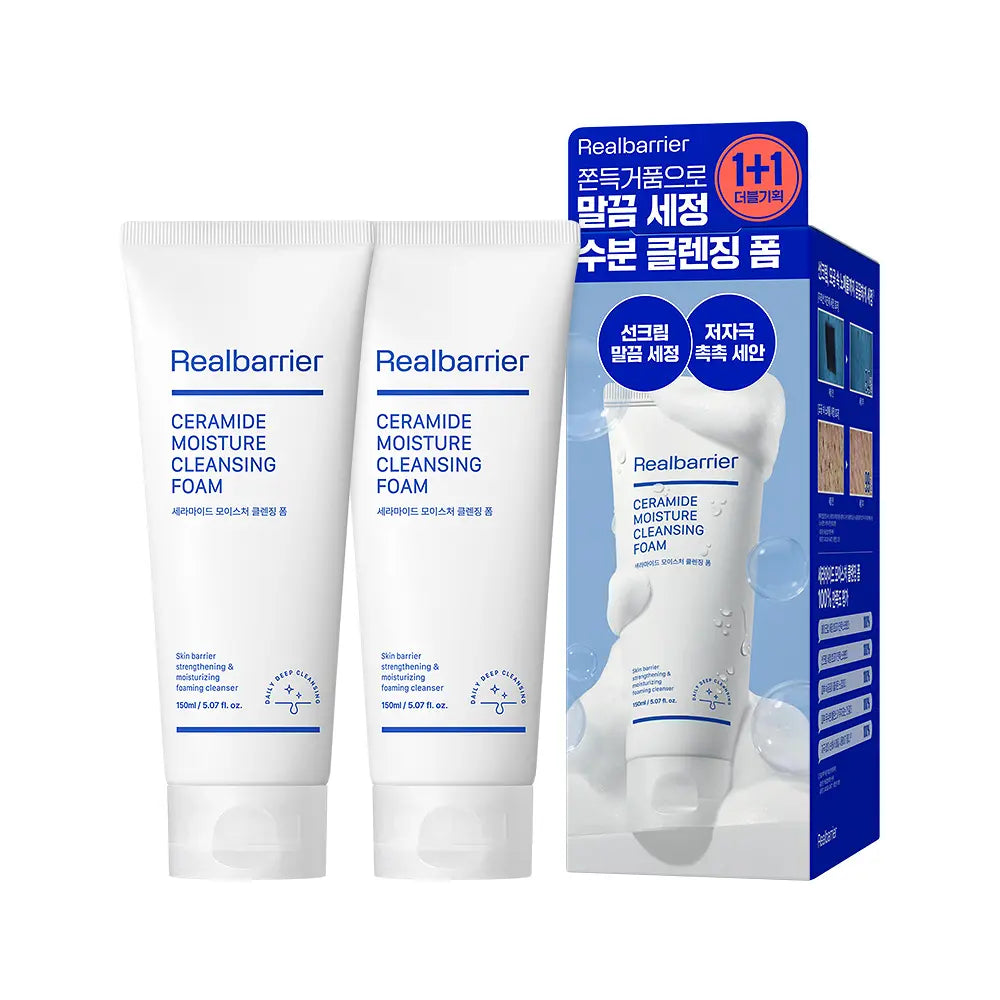 [JOSHUA PICK] Realbarrier Ceramide Moisture Cleansing Foam 150ml 1+1 REALBARRIER  DKshop