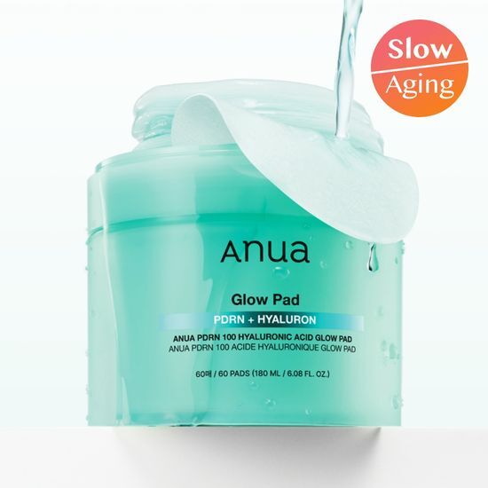 Anua PDRN 100 HYALURONIC ACID GLOW PAD (60 Sheets) Anua  DKshop