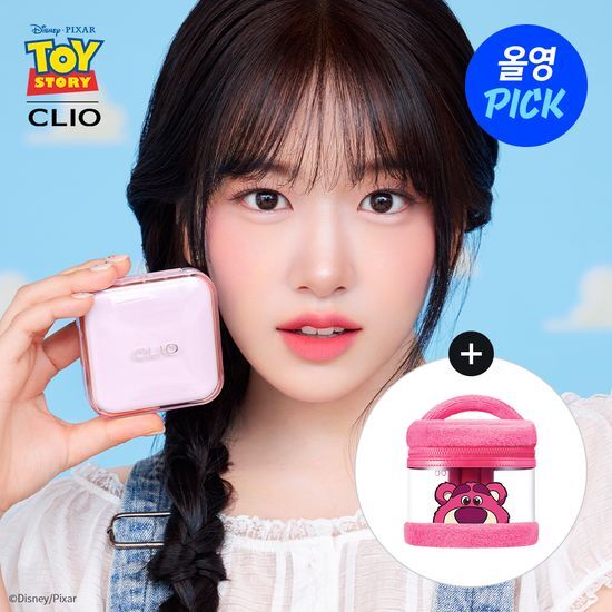 [TOY STORY Edition] CLIO KILL COVER MESH GLOW ESSENTIAL CUSHION (+Lotso Beach Bag) CLIO  DKshop