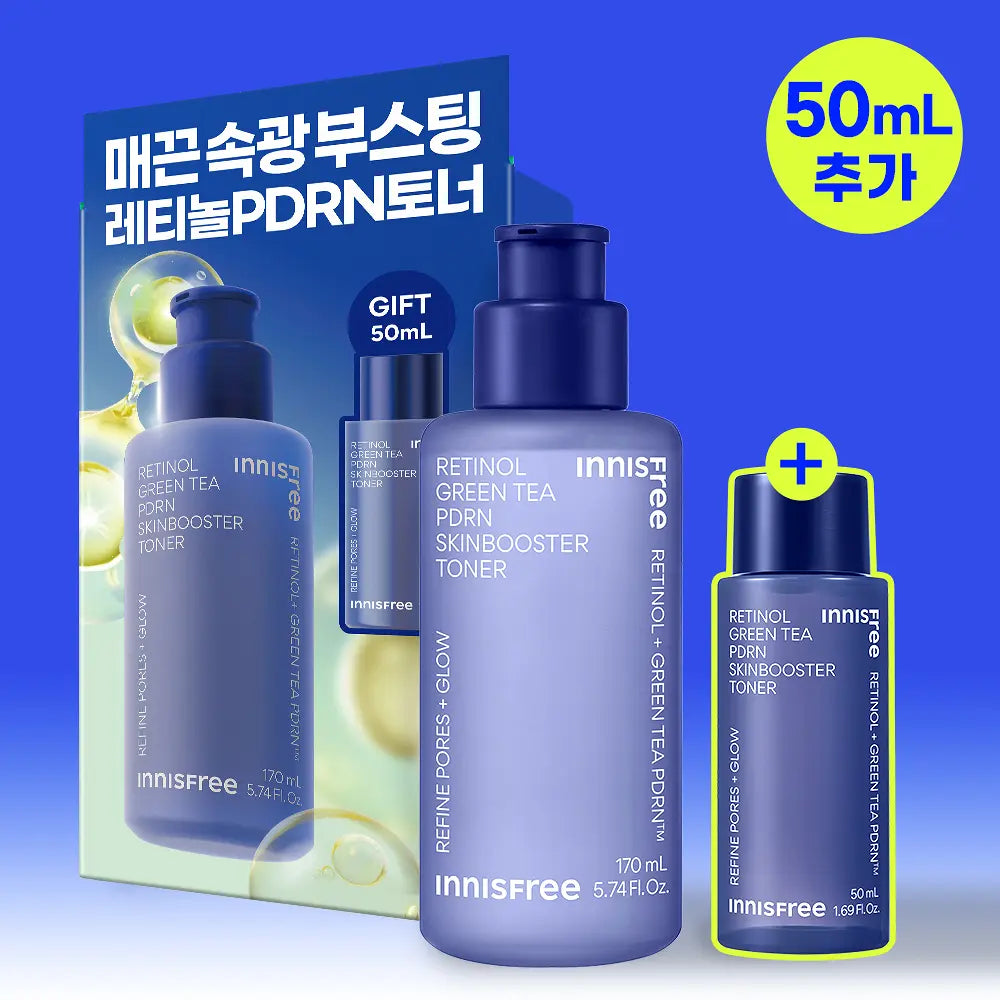 INNISFREE RETINOL GREEN TEA PDRN SKINBOOSTER TONER 170ml (+50ml) INNISFREE  DKshop