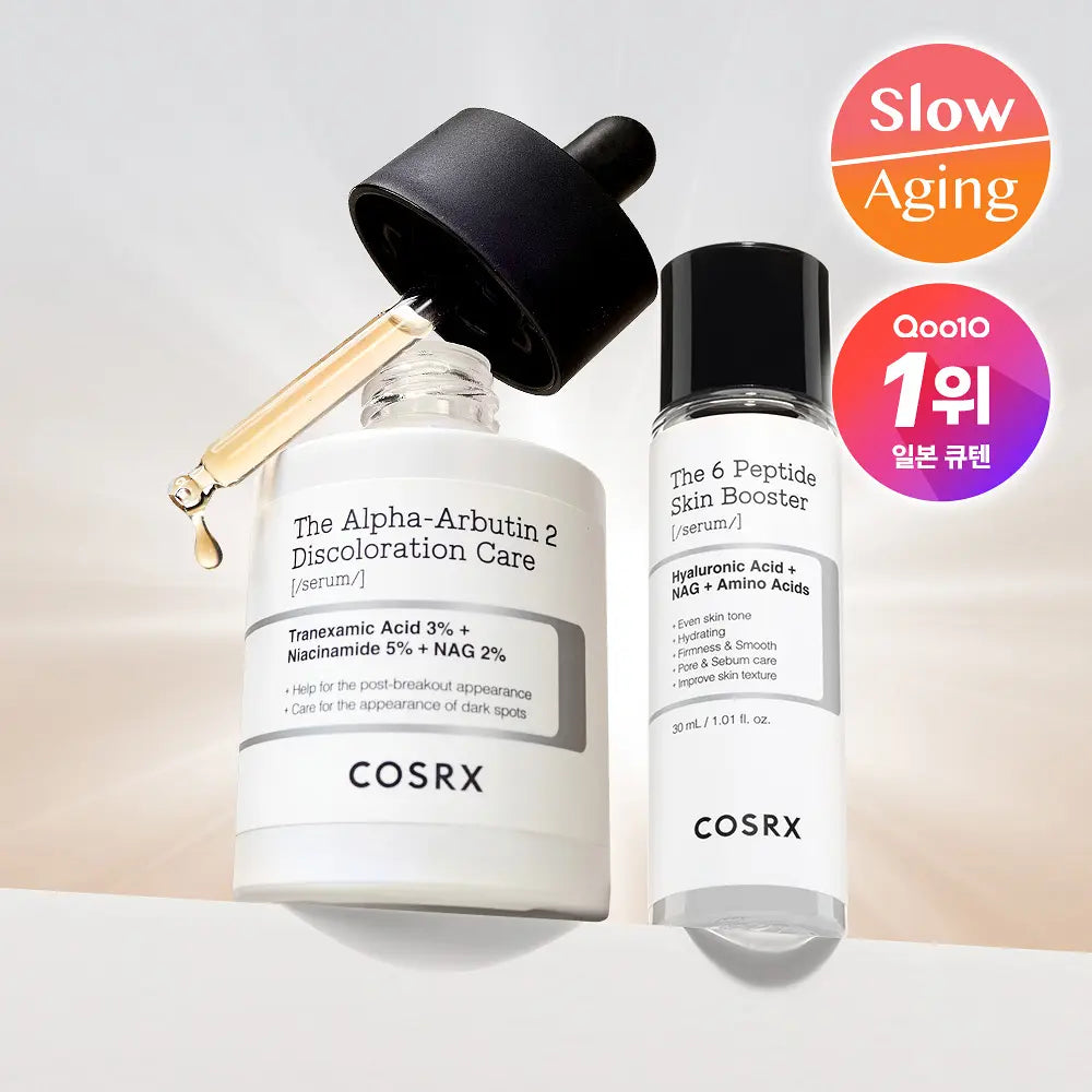 COSRX THE ALPHA-ARBUTIN 2 DISCOLORATION CARE SERUM 50ml + Peptide 30ml COSRX  DKshop