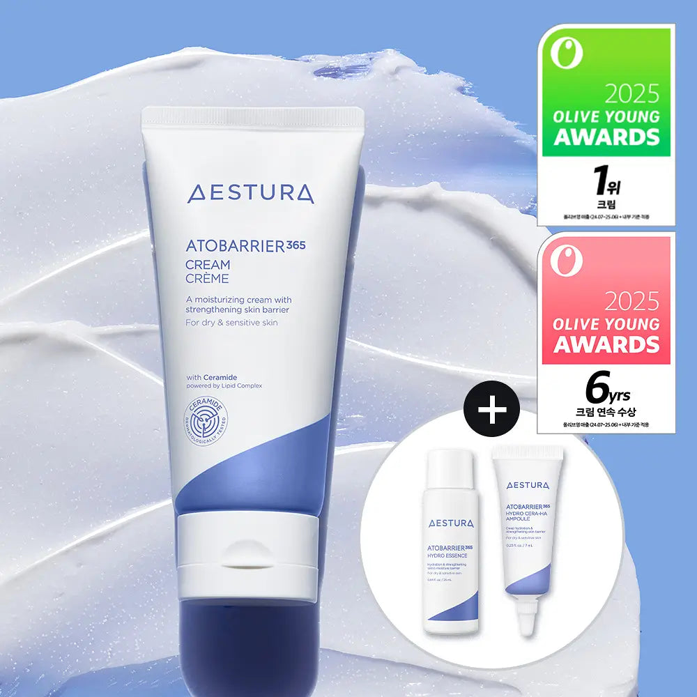 AESTURA ATOBARRIER 365 CREAM 80ml + Essence 25ml + Ampoule 7ml AESTURA  DKshop