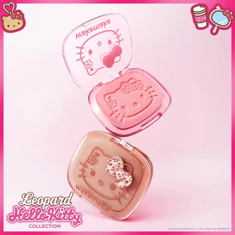 [WAKEMAKE X Hello Kitty] Sheer Breeze Blusher WAKEMAKE  DKshop