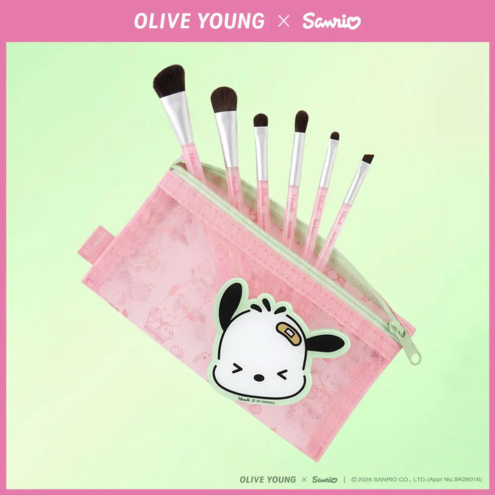 [Fillimilli X Sanrio] Mini Make Up Brush Kit 6ea fillimilli  DKshop