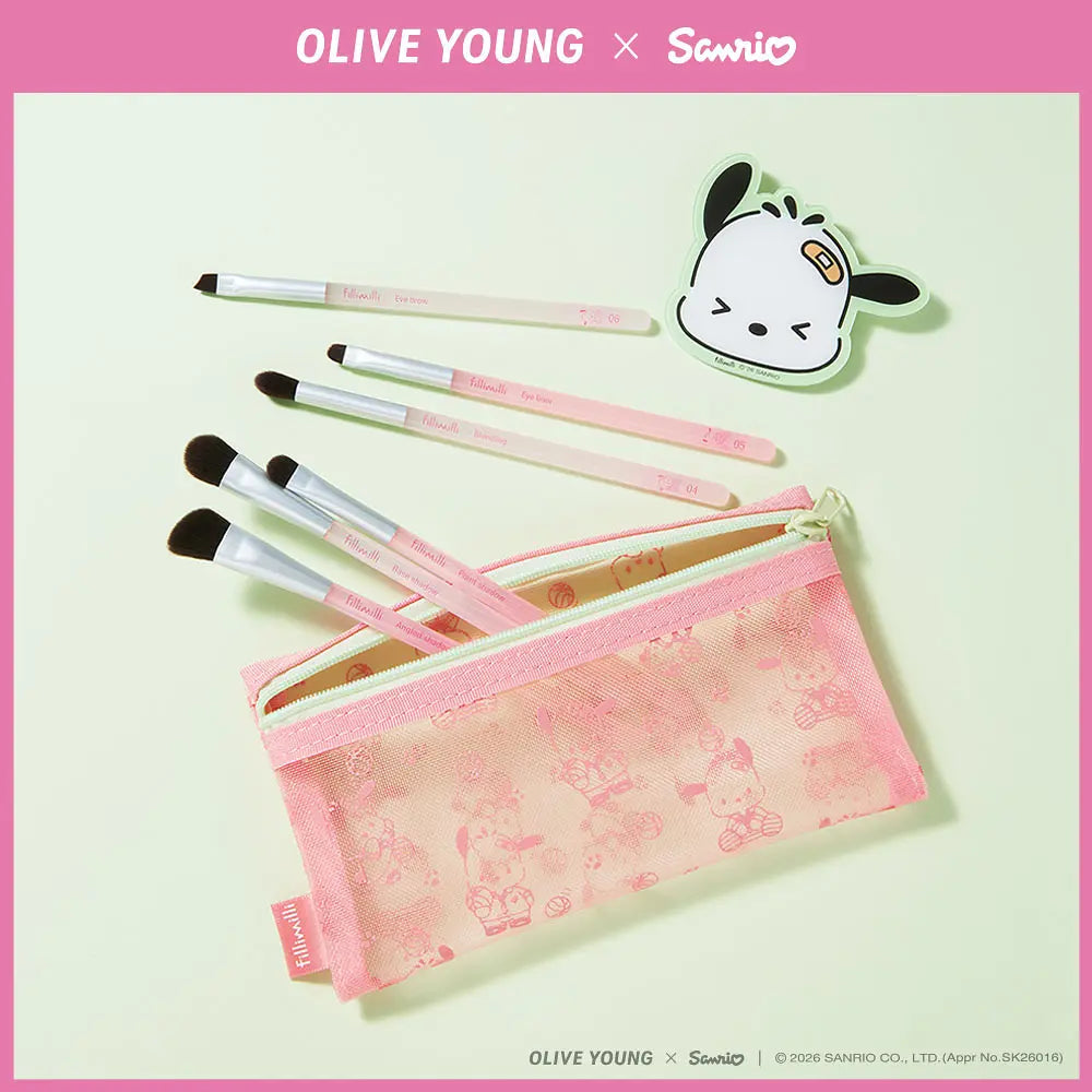 [Fillimilli X Sanrio] Mini Make Up Brush Kit 6ea fillimilli  DKshop