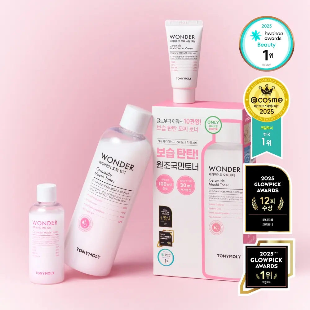 [LIZ Pick] TONYMOLY CERAMIDE MOCHI TONER 500ml (+100ml) (+Cream 30ml) TONYMOLY  DKshop