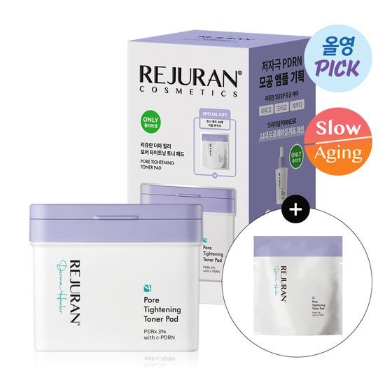 REJURAN PORE TIGHTENING TONER PAD 60ea (+Refill) REJURAN  DKshop