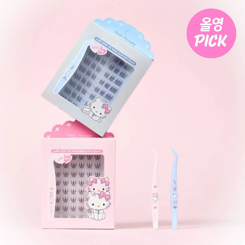 [Fillimilli X CHARMMYKITTY] No Glue Point Piece Lashes fillimilli  DKshop