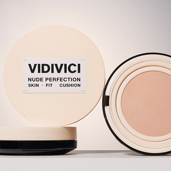 VIDIVICI NUDE PERFECTION SKIN FIT CUSHION (+Refill +puff) VIDIVICI  DKshop
