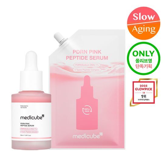 MEDICUBE PDRN PINK PEPTIDE SERUM 30ml (+Refill 50ml) MEDICUBE  DKshop