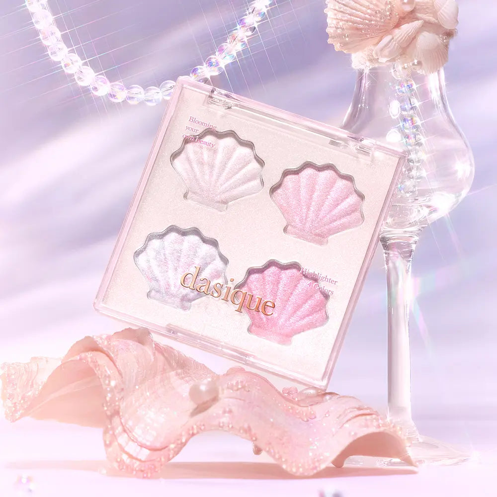 daisique Shine Glowy Highlighter Palette 01 Twinkle Mermaid daisique  DKshop