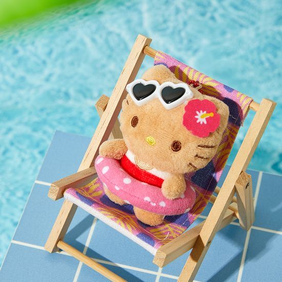 Olive Young x Sanrio] 10X10 Sanrio Character Tanning Doll Keyring