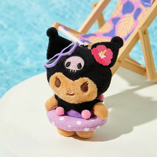 Olive Young x Sanrio] 10X10 Sanrio Character Tanning Doll Keyring