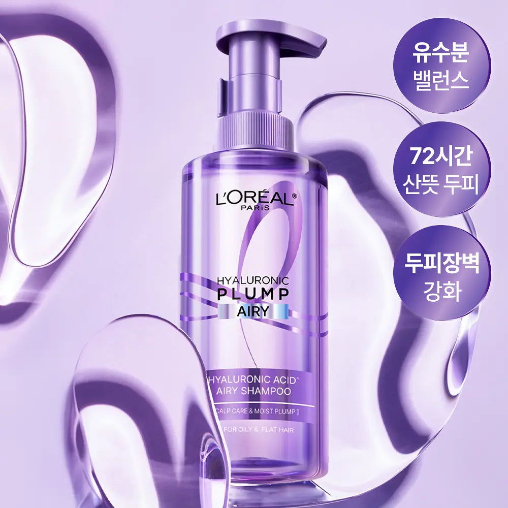 L'Oreal Paris Hyaluronic Acid Water Airy Shampoo 440ml L'Oreal Paris  DKshop