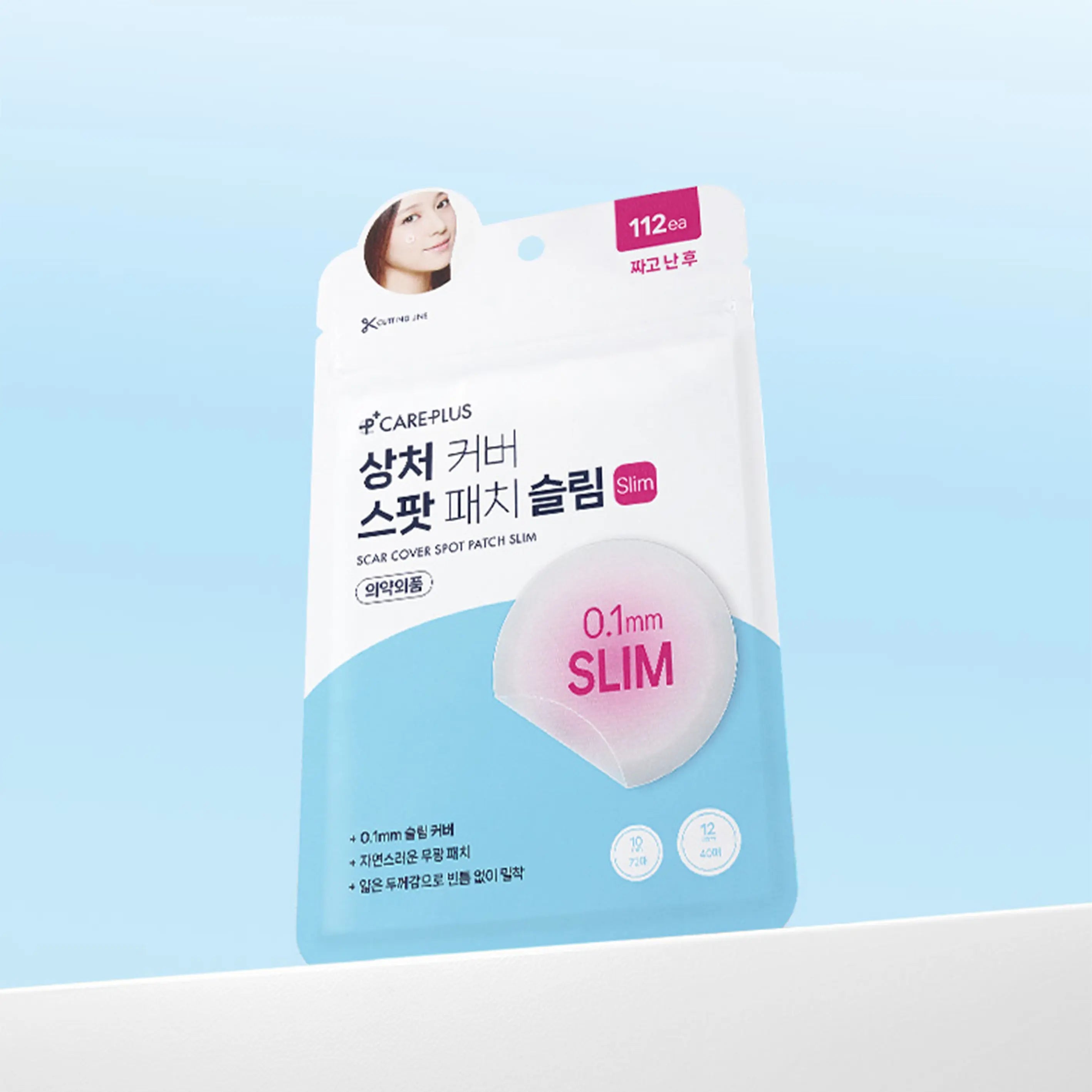 CAREPLUS 0.1mm Wound Cover Spot Patch Slim (112 pcs) CAREPLUS  DKshop