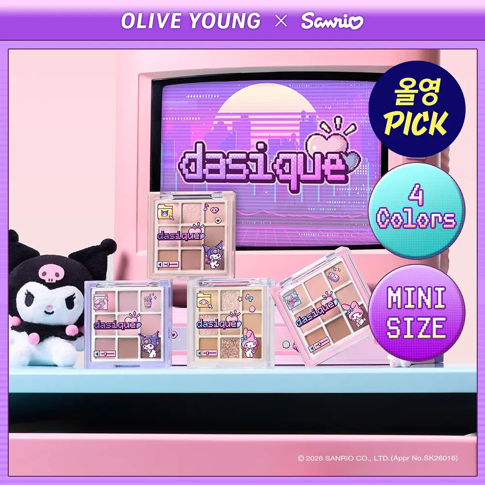 [daisique X Sanrio] Mini Shadow Palette daisique  DKshop