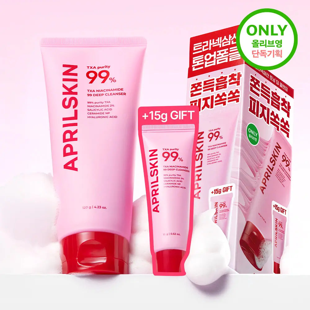 APRILSKIN TXA NIACINAMIDE 99 DEEP CLEANSER 120g (+15g) APRILSKIN  DKshop